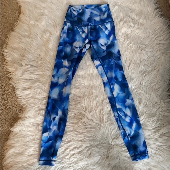 lululemon athletica Pants - BLUE LULULEMON LEGGINGS